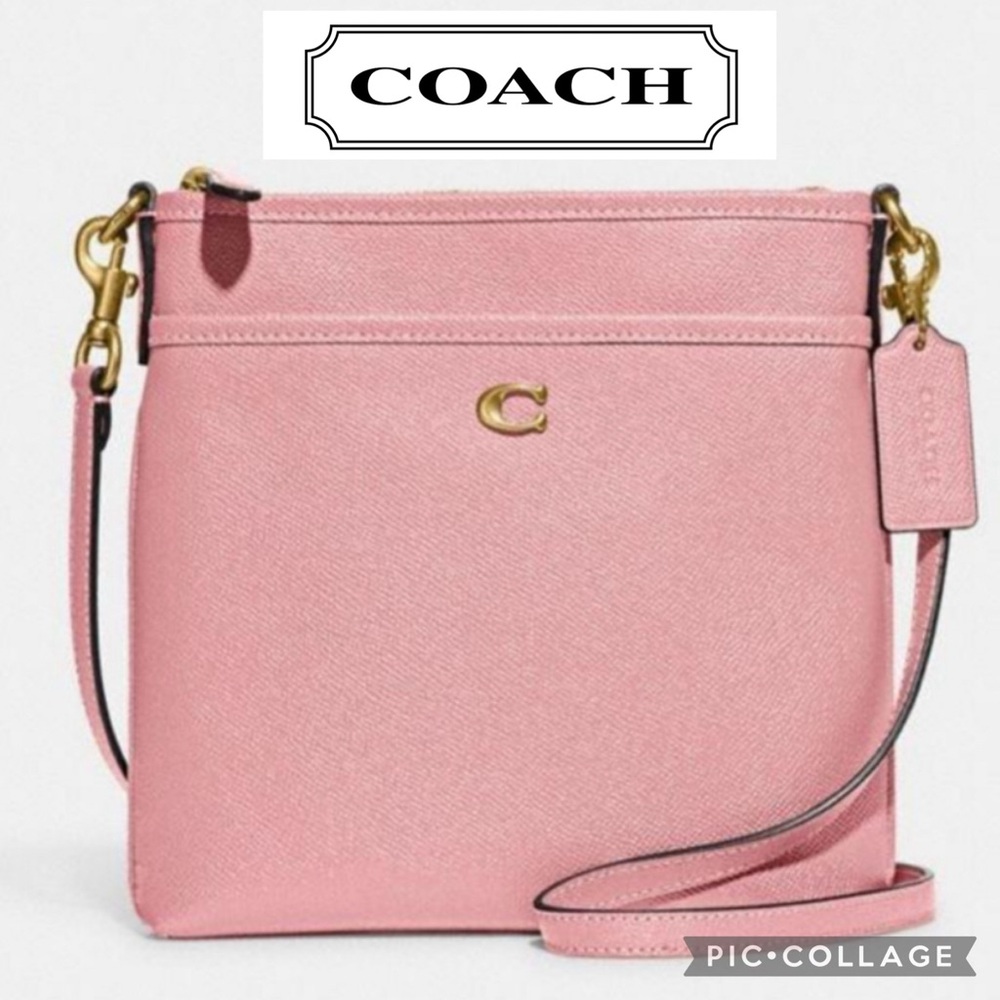Coach Kitt Crossbody Messenger Bag in Bubblegum Pink. Used once! NWOT